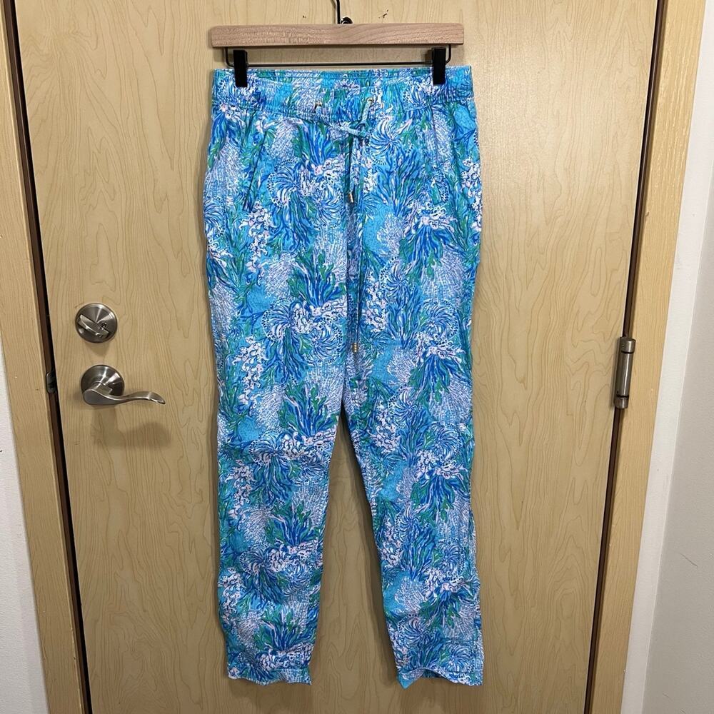 Lilly Pulitzer Taron Linen Pants
